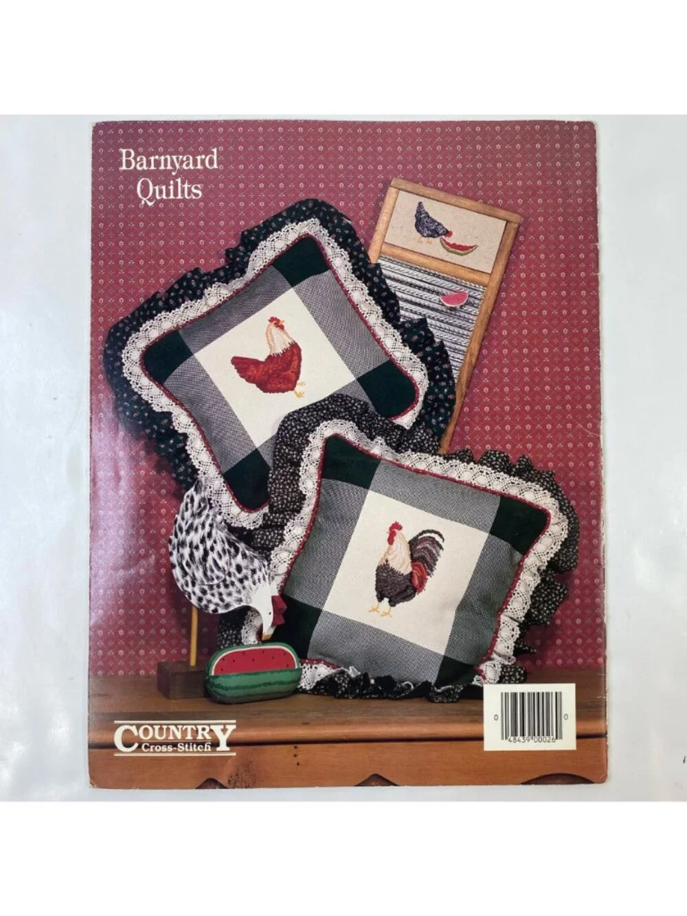 Barnyard Quilts Country Cross-Stitch Pattern Instruction Book